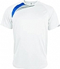 Camiseta Tecnica Equipo Linitex - Color Blanco / Azul / Gris